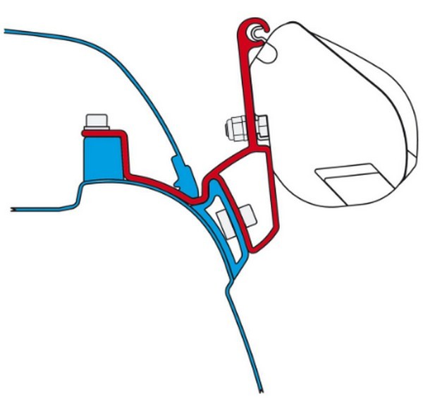 Adaptér Kit VW T5/T6 California
