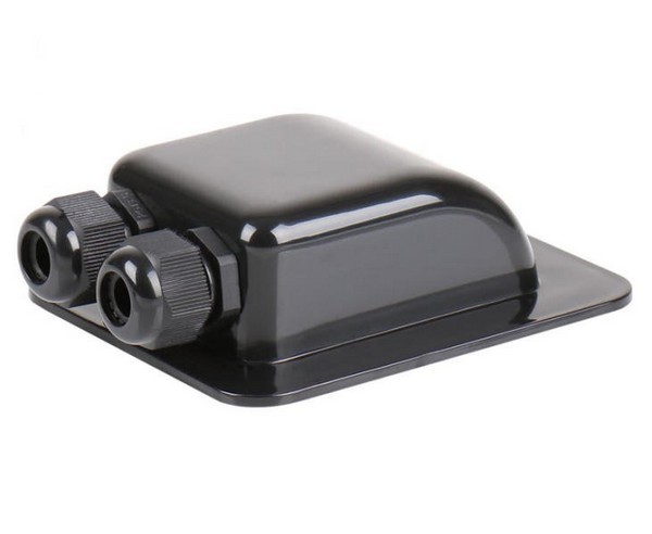 Prechodka na 2 káble čierna