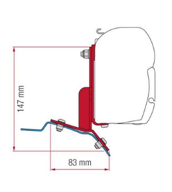 Adaptér Kit Ford Custom.
