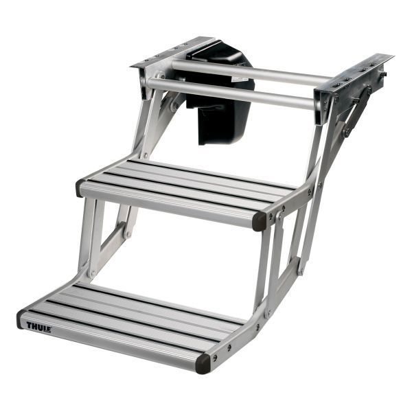 Výsuvný dvojstupňový elektrický schodík Thule, 12 V, 440, hliník