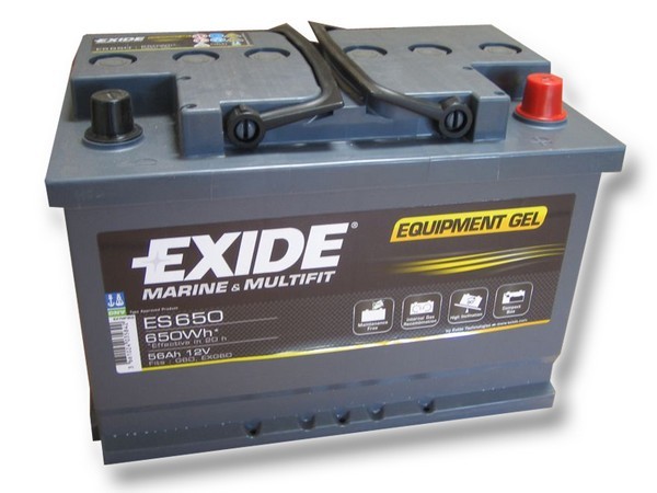 Batéria EXIDE Equipment Gel ES 650