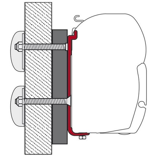 Adaptér Kit Brandrup VW T4 Multivan