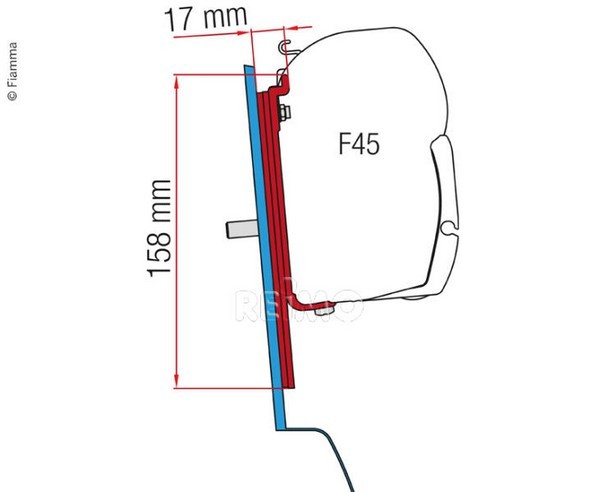 Adaptér Kir Ford Custom Nugget Hochdach