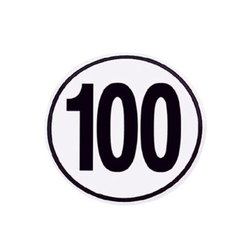 Nálepka rýchlostný limit 100