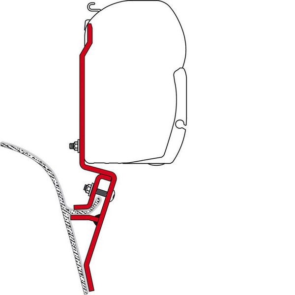 Adaptér Kit VW T3 bez vŕtania