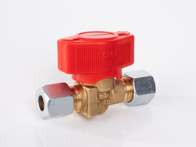 1-cestný rýchlouzatvárací ventil pre plynovú rúrku ø 8mm