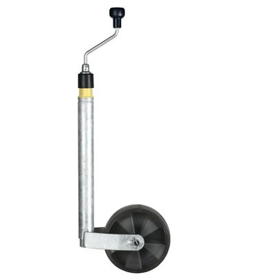 Oporné koleso na príves s intgrovaným indikátorom zaťaženia Winterhoff, 215 x 70 mm, 5 kg