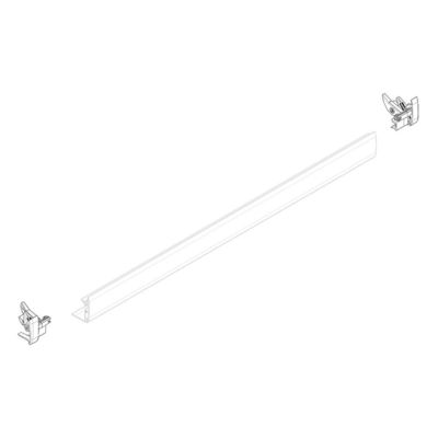 Čiapka vodiacej koľajnice, biela, ľavá