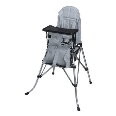 Detská vysoká stolička Femstar One2Stay Comfort, strieborná