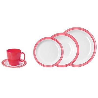 Sada riadu Bistro červená