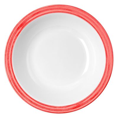 Polievkový tanier Bistro červený
