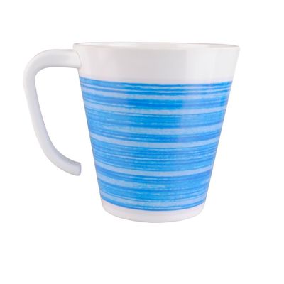 Šálka bielomodrá Bistro