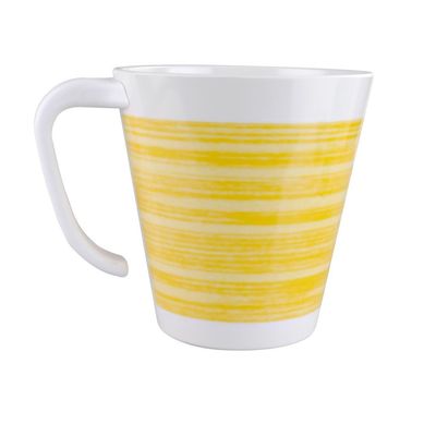 Šálka bieložltá Bistro