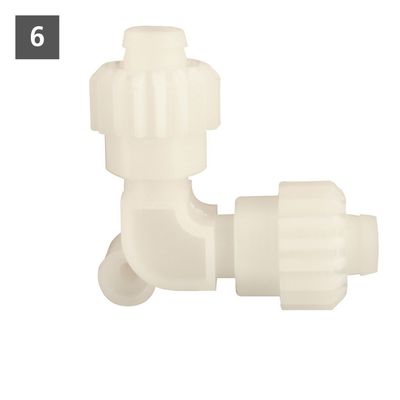 Koleno 90 ° so skrutkovými maticami