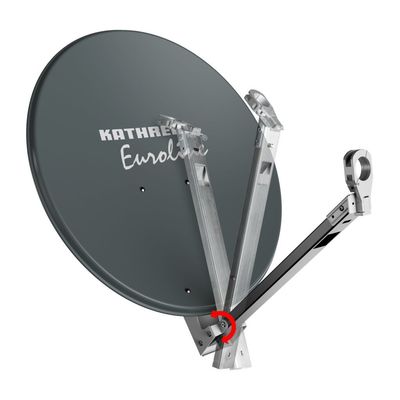 Satelitný systém KEA 650 G, grafit so sklopným ramenom LNB