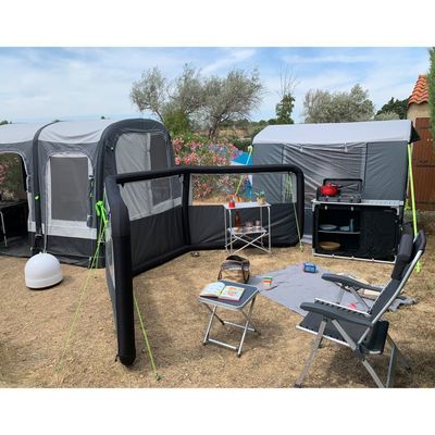 Nafukovacia ochrana pred vetrom