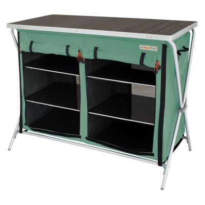Camping Cabinet Brocas, svetlozelený