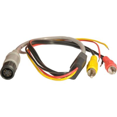 Monitor adaptéra, 6-pólová závitová spojka s konektorom RCA