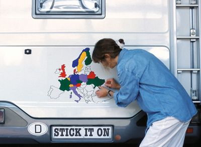 Nálepka Set Europe