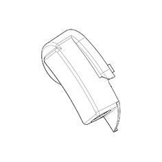 Uzáver 12V, eloxovaný, ľavý