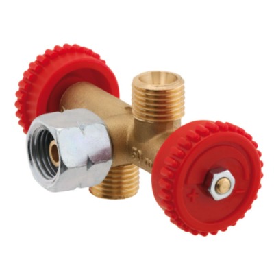 Rozbočovací plynový ventil, 2 x výstup