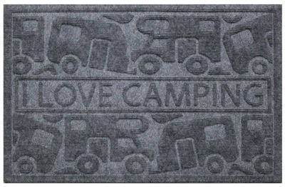 Rohožka I love Camping svetlá