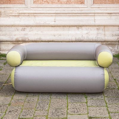 Nafukovacie kreslo Gentle Tent žlté 180 cm
