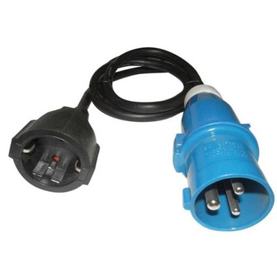 Kábel adaptéra CEE 3x2,5mm, 1,5 m dĺžka