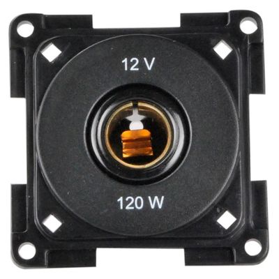 Zásuvka 12V - čierna