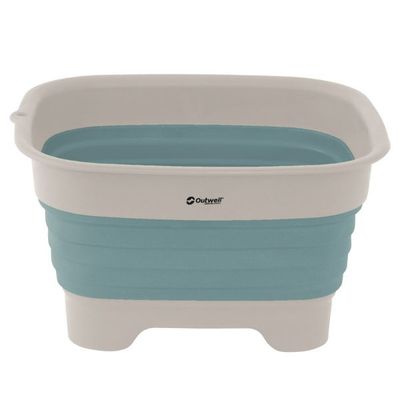 Miska na umývanie riadu skladacia sivomodrá