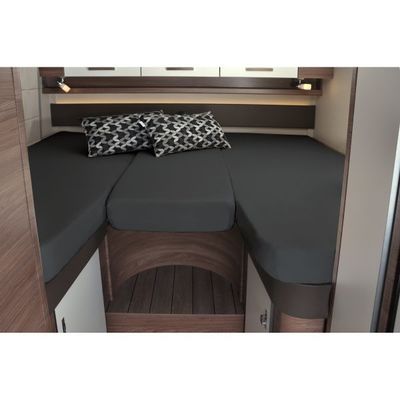 Sada napínacích plachiet 3ks (2ks 190x70cm, 1ks 130x35cm) titánová