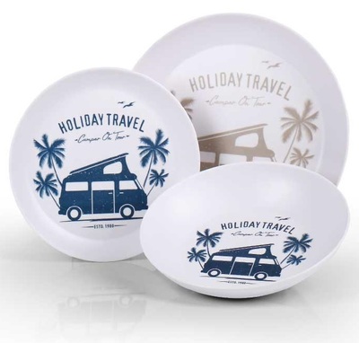 Súprava tanierov Holiday Travel 