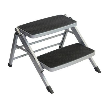 Skladací kovový dvojschodík XXL Heusser