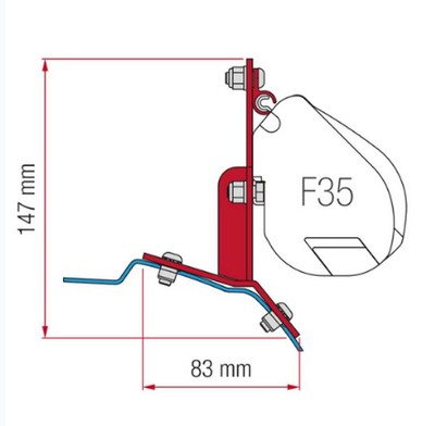 Adaptér Kit Ford Cutom