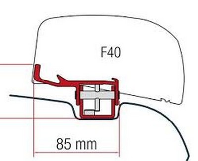 Adaptér Kit F40van VW T5/T6