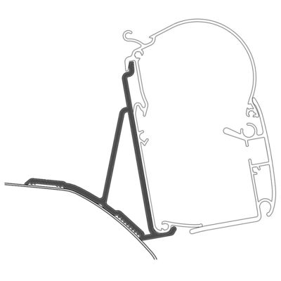 Adaptér na markízu Fiat Ducato H2 so sťahovacou strechou - nástenný