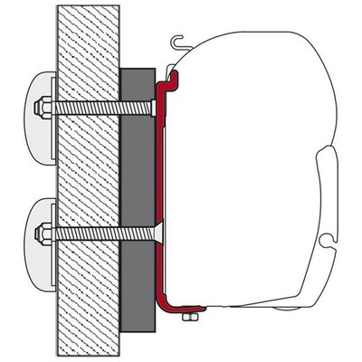 Adaptér Kit Brandrup VW T4 Multivan