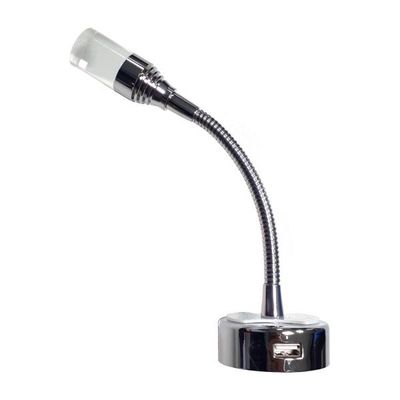 Lampa na čítanie Dimatec Flexi 2 s USB a nočným svetlom