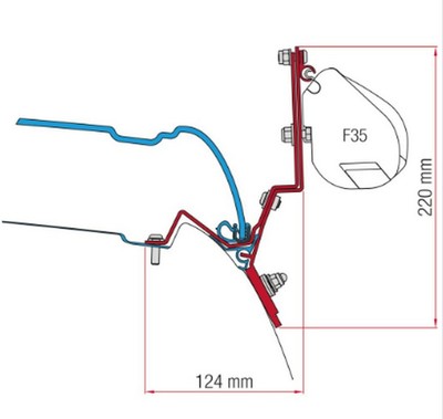 Adaptér Kit V-Klasse Marco Polo od roku výroby 2014