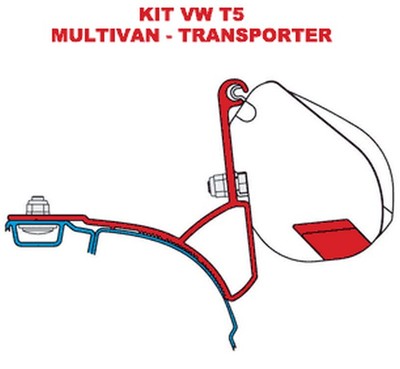 Adaptér Kit VW T5/T6 Multivan/Transporter