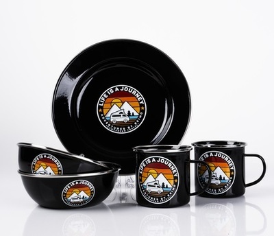 Súprava riadu Emaille