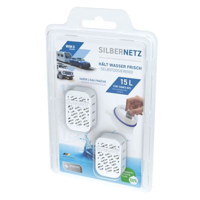 Striebro do vody pre 15 l nádrže - dvojbalenie