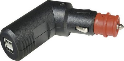 Otočná 12 V zásuvka s USB