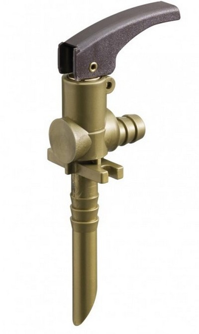 Vypúšťací ventil s jedným vstupom a jedným výstupom